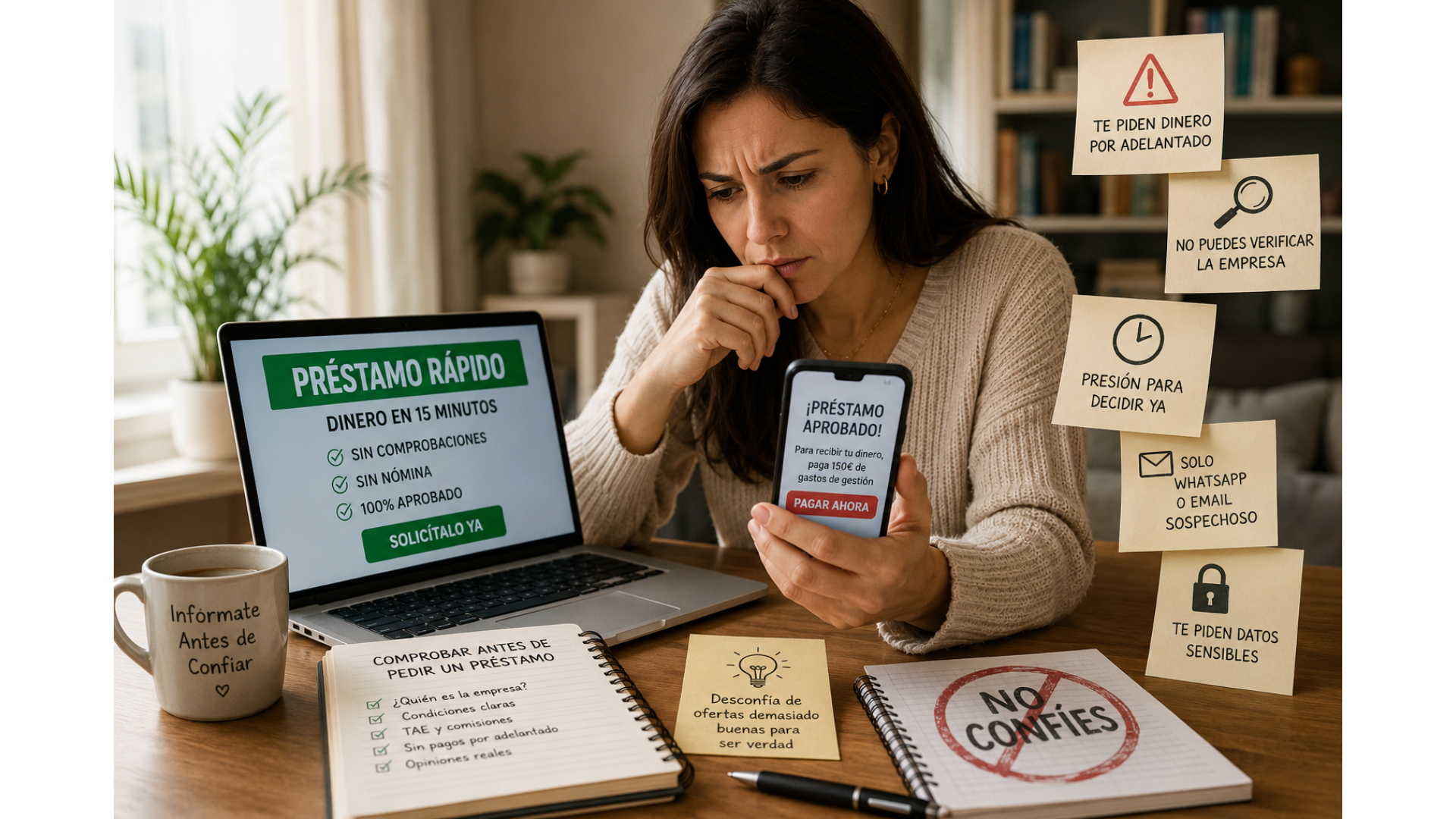¿Es fiable este prestamista? 8 señales de alerta de una estafa de préstamos