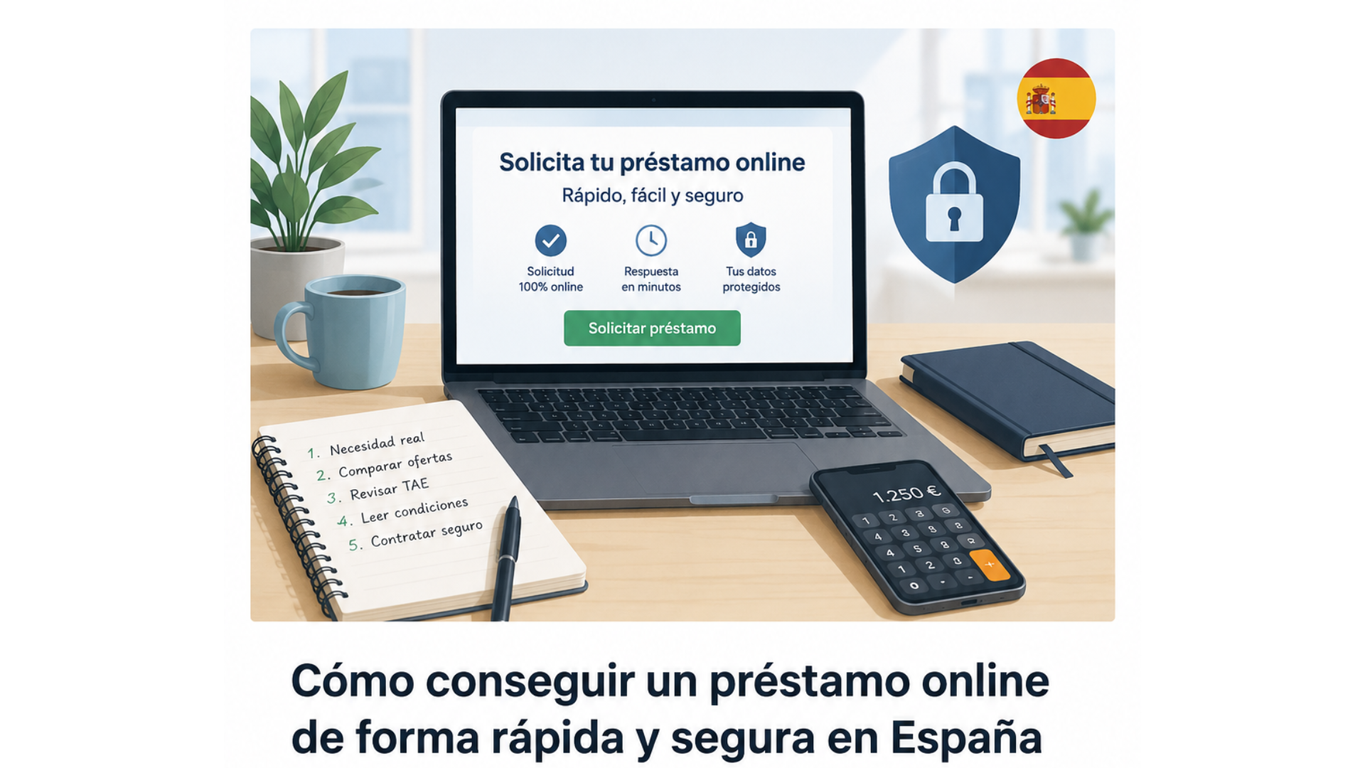 Cómo conseguir un préstamo online de forma rápida y segura en España